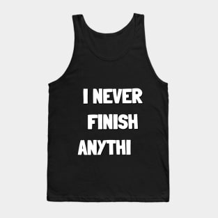 Finish Tank Top